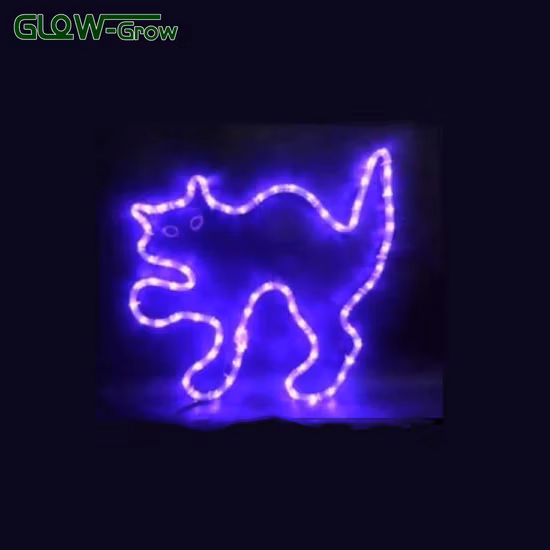 Pure White Halloween Spider Web LED Rope Motif Light for Bedroom Home Holiday Garden Decoration