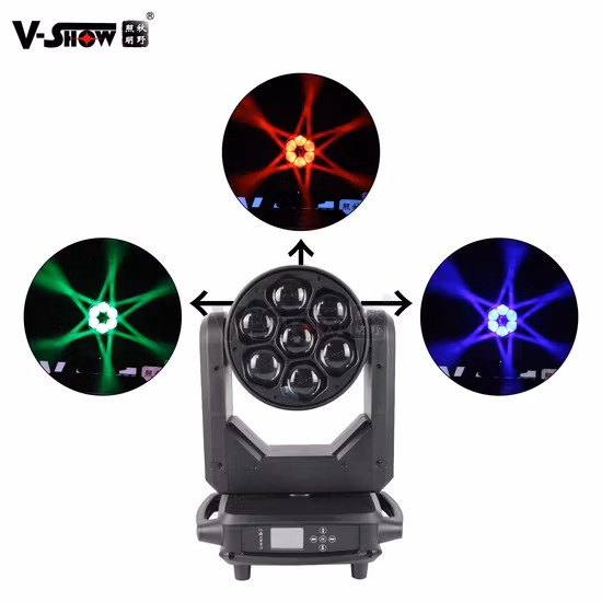 7PCS RGBW 4in1 LED Moving Head Light