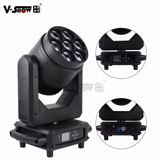 7PCS RGBW 4in1 LED Moving Head Light