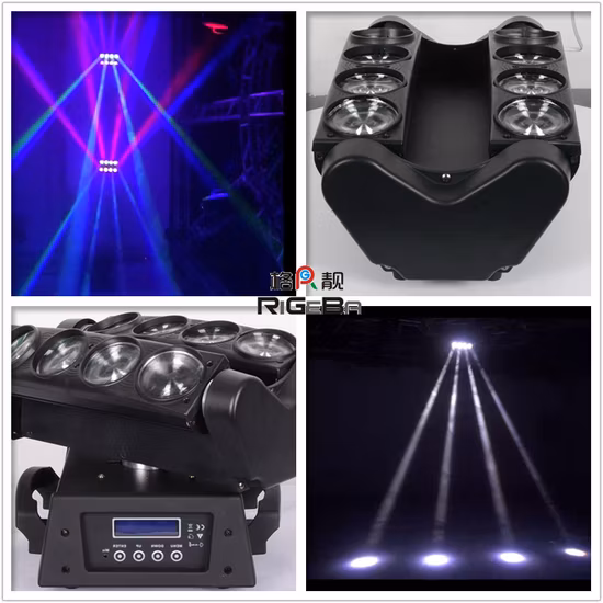 8*10W LED Spider Beam Effect Moving Head for Stage Light