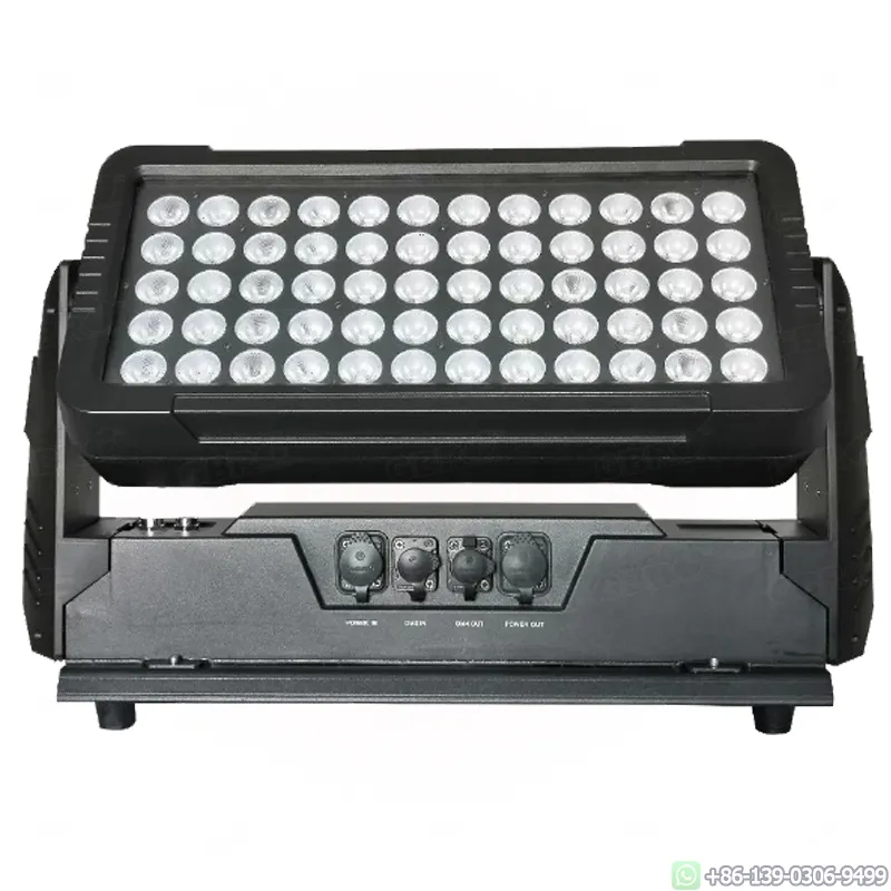 60X10W RGBW Outdoor City Color Waterproof IP65 LED Wall Washer DMX LED Building Wash Light