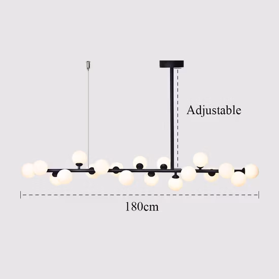 Creative Strip Front Desk Bar Table Lamp Magic Glass Ball Restaurant Light