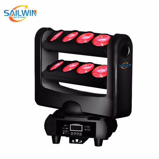 DJ Club LED Moving Head Spider Light 8*10W 4in1 RGBW LED Spider Light