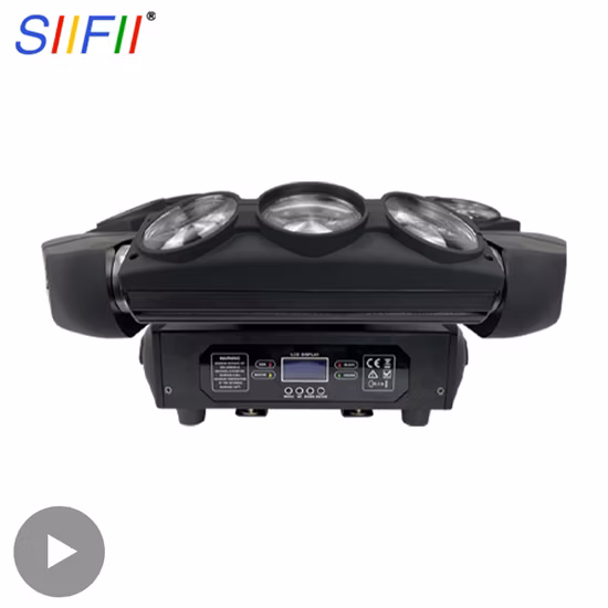 8*10W RGBW LED 8 Head Spider Beam Moving Head Light for Club Lighting DJ Lighting