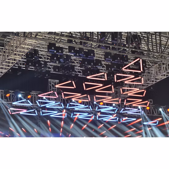 Nightclub Stage Lighting Bar Matrix Rotating Battery 360 Pixel Light DMX Pixel Tube Light